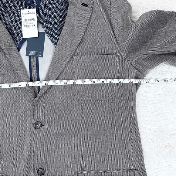 JWN Grey Opal Oxford Sport Coat Size XL - Picture 4 of 8